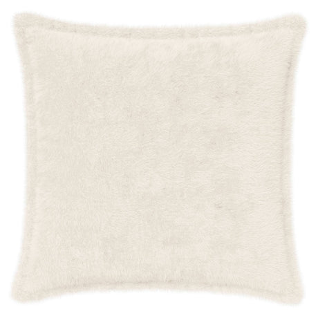 Vidaxl kussensloop 6 st houten wit 40 x 40 cm nep konijnenbont