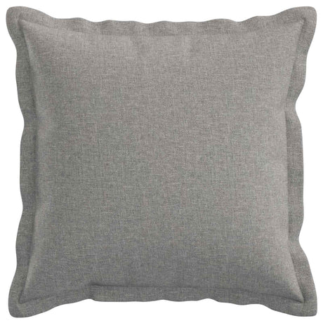 Vidaxl kussensloop 6 st houten wolkengrijs 45 x 45 cm faux linnen