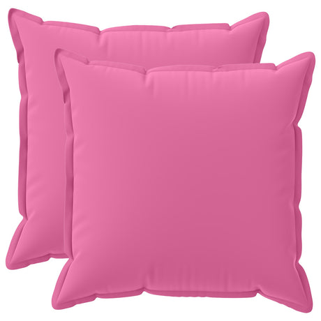 Vidaxl kussensloop 2 st houten roze 80 x 80 cm polyester