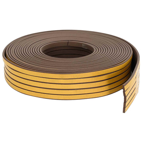 Vidaxl zelfklevende raamafdichting bruin 8 x 3 mm 50 m epdm-schuim