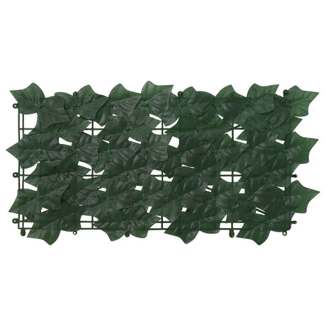 Vidaxl balkonscherm met bladeren donkergroen 600 x 100 cm