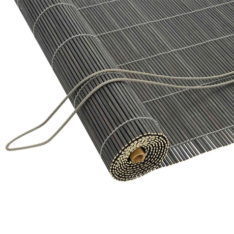 Vidaxl rolgordijn grijs 50 x 220 cm bamboe