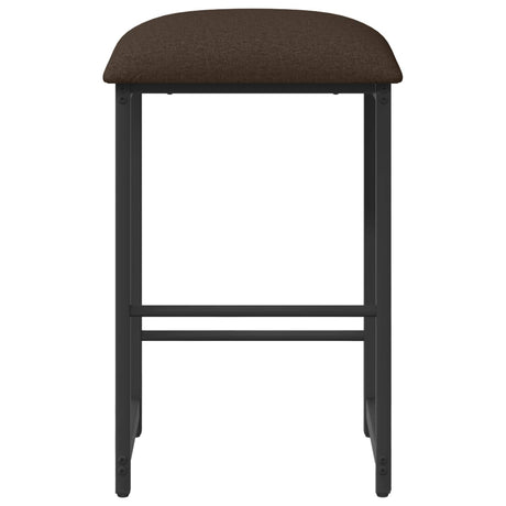 Vidaxl barkruk taupe 40 x 32 x 74 cm bewerkt hout