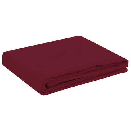 Vidaxl tafelkleed ovaal wijnrood 160 x 220 cm polyester