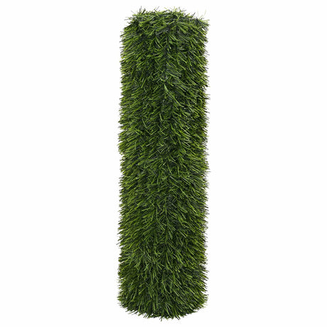 Vidaxl kunstmatige omheining lichtgroen 1 x 6 m pvc en staal
