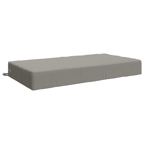 Vidaxl zitkussen soest 100% polyester grijs 120 x 80 x 15 cm