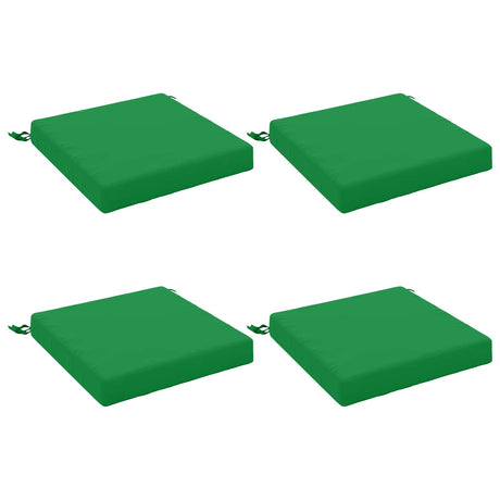 Vidaxl 4-piece zitkussens soest 4 st 100% polyester groen