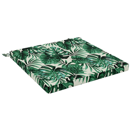 Vidaxl 1-piece zitkussen soest 100% polyester bladpatroon