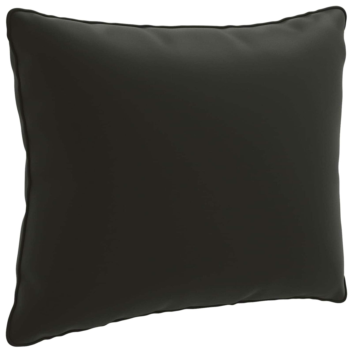 Vidaxl rugkussen putten 100% polyester zwart 60 x 40 x 15 cm