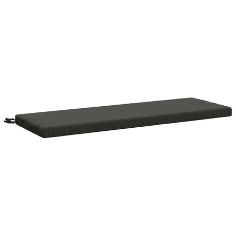 Vidaxl bankkussen soest 100% polyester antraciet 120 x 40 x 5 cm