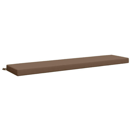 Vidaxl bankkussen soest 100% polyester taupe 170 x 40 x 8 cm