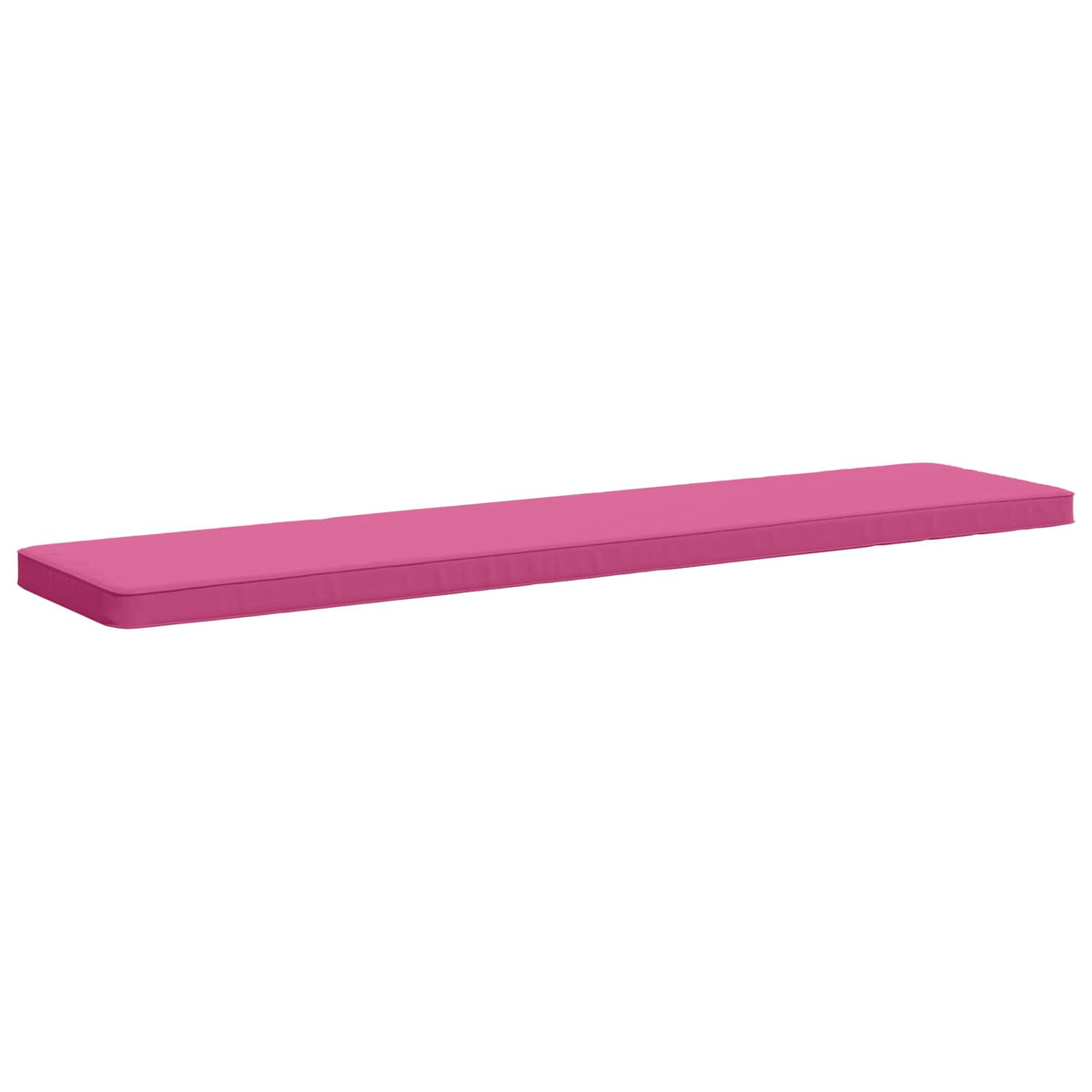 Vidaxl 1-delig bankkussen vught 100% polyester roze 200 x 40 x 5 cm