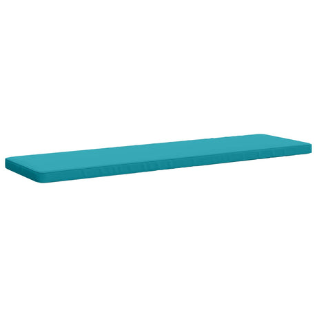 Vidaxl 1-delig bankkussen vught 100% polyester turquoise