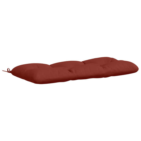 Vidaxl bankkussen vianen 100% polyester rood 100 x 50 x 12 cm