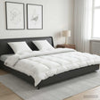 Vidaxl dekbed en kussen set 3 st 200x200 cm 4 seizoenen 350 gsm wol