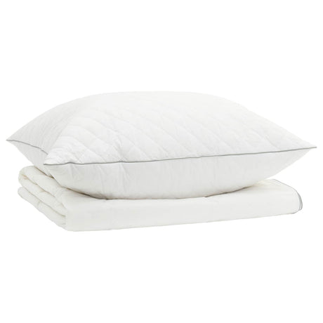 Vidaxl 90% ganzen dons dekbedset fulda 2 st 140 x 200 cm zomer 100 gsm