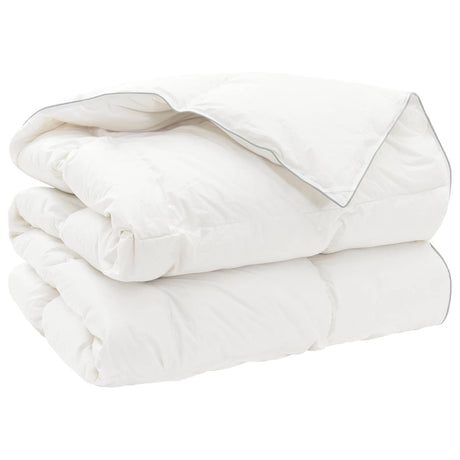 Vidaxl dekbed fulda 200 x 240 cm winter 300 gsm 90% gansendons wit