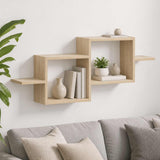 Vidaxl wandplank sonoma eiken 95 x 17 x 37 cm bewerkt hout