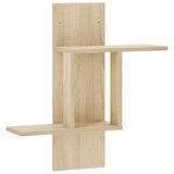 Vidaxl wandplank sonoma eiken 59 x 17 x 63 cm bewerkt hout