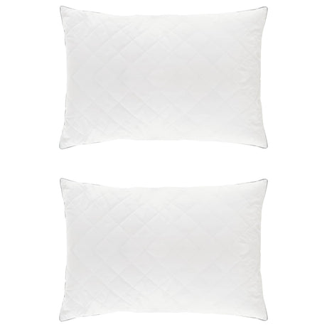 Vidaxl 90% ganzen dons dekbedset fulda 3 st 140 x 220 cm 210 gsm wit