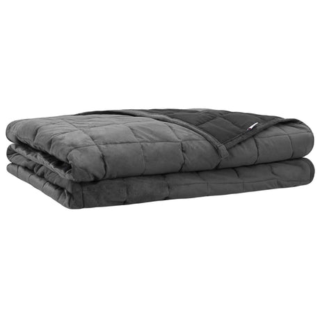 Vidaxl verzwaringsdeken antraciet 152 x 203 cm 11 kg 100% katoen 205t