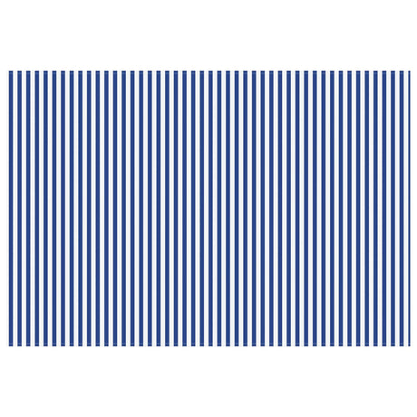 Vidaxl vervangingsdoek voor zonnescherm blauw en wit 500 × 350 cm