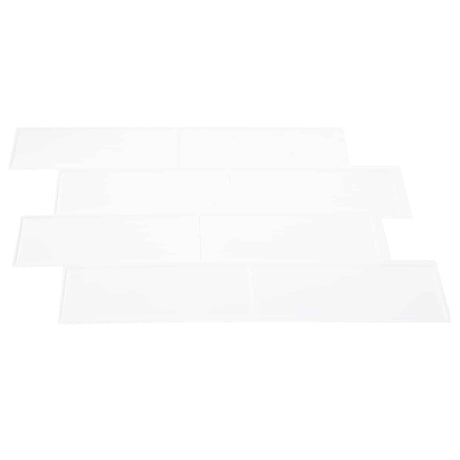 Vidaxl subway tegel 10 st wit 29 x 21 cm polyurethaan en pet