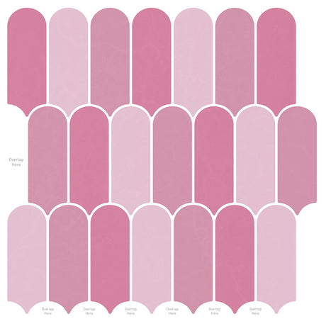Vidaxl veer tegel 10 st roze 30 x 30 cm polyurethaan en pet