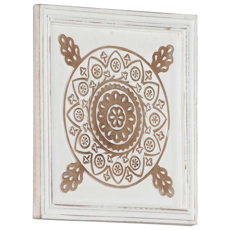 Vidaxl kunst decoratie 2 st 40 x 40 x 1,5 cm geconstrueerd hout