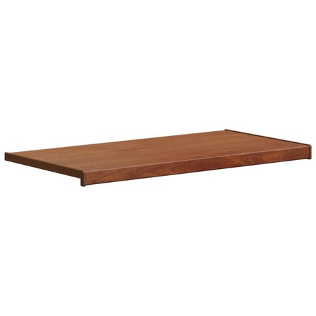 Vidaxl raamsokkel bruin hout 80 x 45 x 4,5 cm pvc