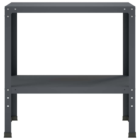 Vidaxl planttafel 100 x 40 x 80 cm gepoedercoat staal antraciet