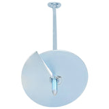 Vidaxl aardeankers 2 st ø10 x 60 cm gegalvaniseerd metaal zilver