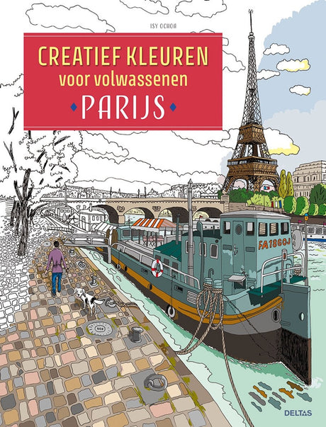 Deltas creative coloring for adults - paris