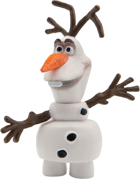 Bullyland 12963 – Disney Frozen play figure – Olaf the snowman – lifelike and detailed design – ideal as a cheerful cake figure, collector's item or gift for children aged 3 years and older