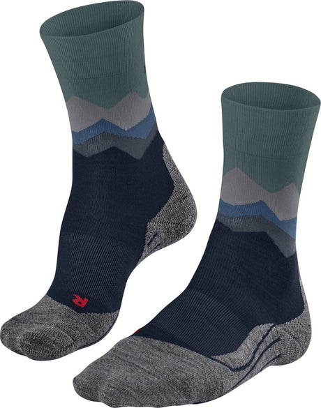 Falke tk2 Anti-Blister déck Woll Funktionsmaterial Walking Socks Männer Blo - Gréisst 44-45