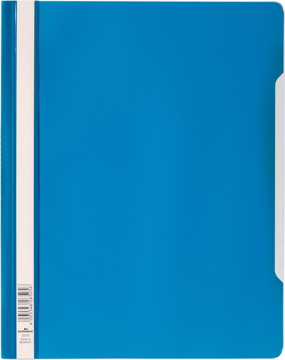 Durable snelhechtmap voor showtassen blauw