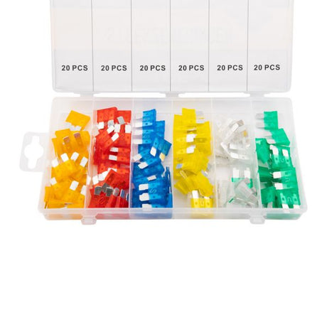 Topgear Blade Fuse Assortment, 120 pc.