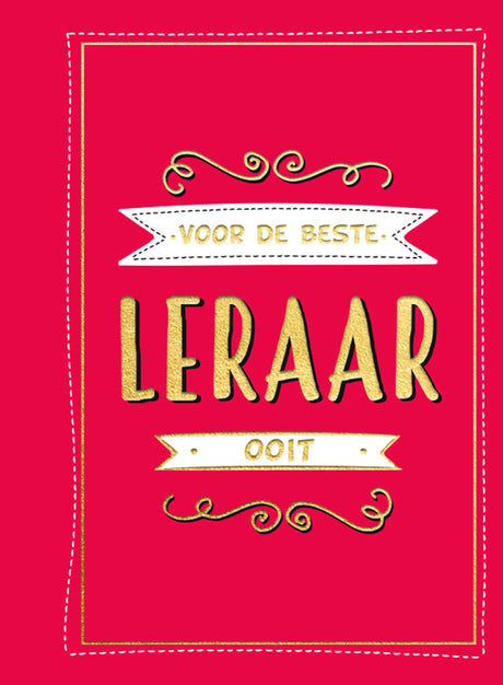 Rebo for the best teacher ever - gift book