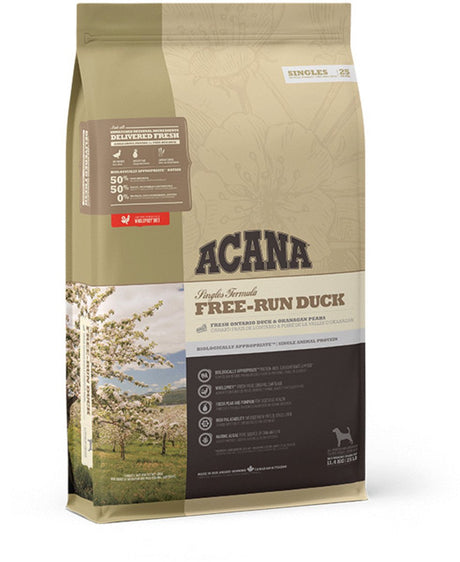Acana singles free-run duck Jerusalem artichoke - dog food - 11.4 kg
