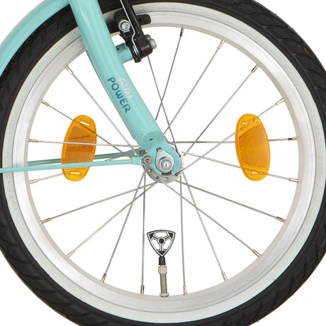 Alpina front wheel 20 hlqc girlpower white zinc spk