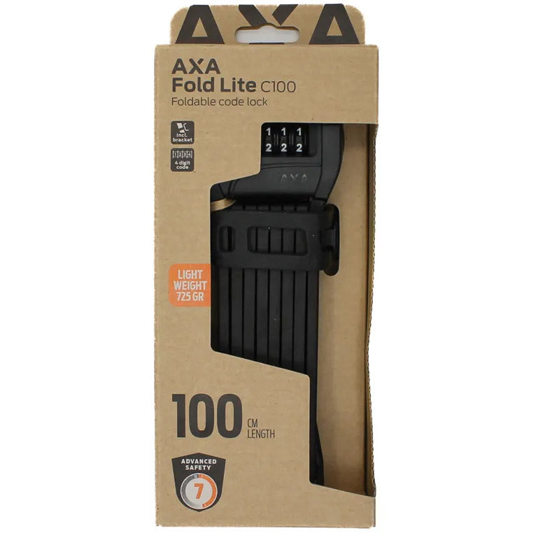 Axa sulankstomas lock fold lite c100 - juodas