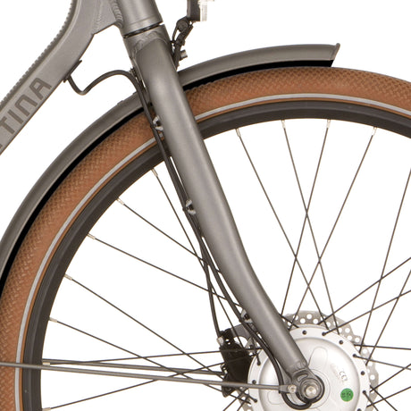 Cortina front fork E-Foss FM lead metal matt