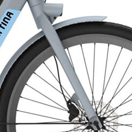 Cortina front fork E-Nite metal blue matt
