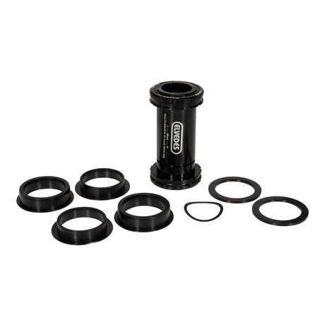 Twist fit bottom bracket Elvedes for BB30 PF30 Praxis Road MTB 42 x 68-73 mm