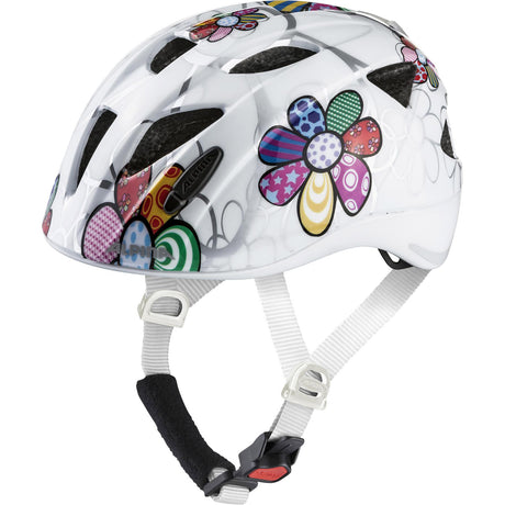 Alpina sports children's helmet ximo flash white flower 47-51 gloss