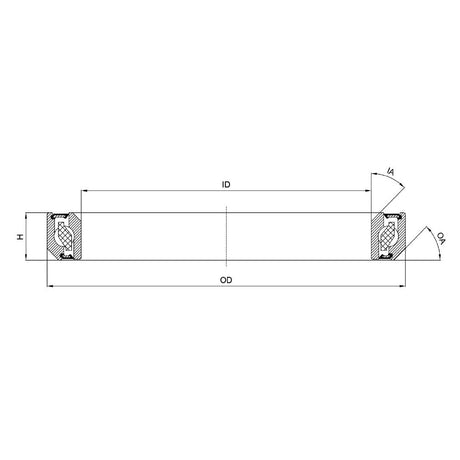 Union ball bearing ball bearing cb-774 40x51x6.5