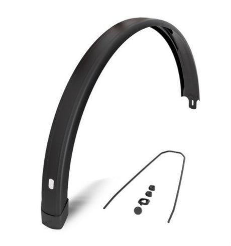 Eurofender mudguard rear tempo square 28 inch 58mm - black