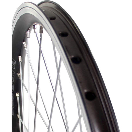 Roland front wheel 24 x 1.75 fixed aluminum v-profile black zinc spk