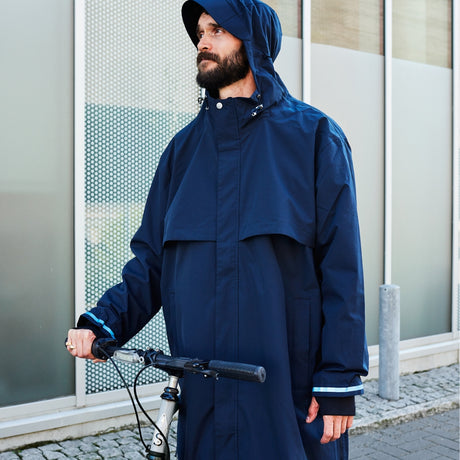 Weathergoods Sweden raincoat Imbris Navy S