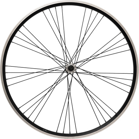 Velox front wheel 28 m240 9x4 stainless steel - black spokes